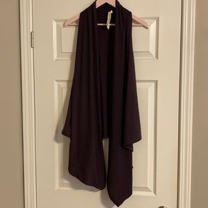 Sleeveless Shawl Top